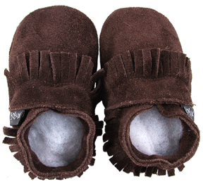 Soft Sole Shoe (Chocolate Moccassin) - click to enlarge Soft Sole Shoe (Chocolate Moccassin)